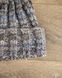 Cableami Space Dyed Yarn 2x2 Rib Watch Cap - Grey