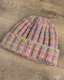 Cableami Space Dyed Yarn 2x2 Rib Watch Cap - Multi