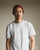 Cableami Wool Short Watch Cap - Orange