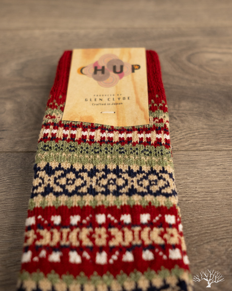 CHUP Socks Sulata - Crimson