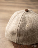 Dehen 1920 Baseball Hat - Oatmeal / Red Oak Melton Wool