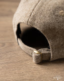Dehen 1920 Baseball Hat - Oatmeal / Red Oak Melton Wool