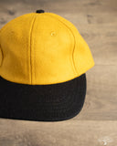 Dehen 1920 Baseball Hat - Old Gold / Black Wool