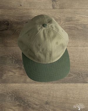 Dehen 1920 Baseball Hat - Sage / Spruce Dry Wax Cotton