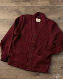 Dehen 1920 Classic Cardigan - Burgundy (Modified)