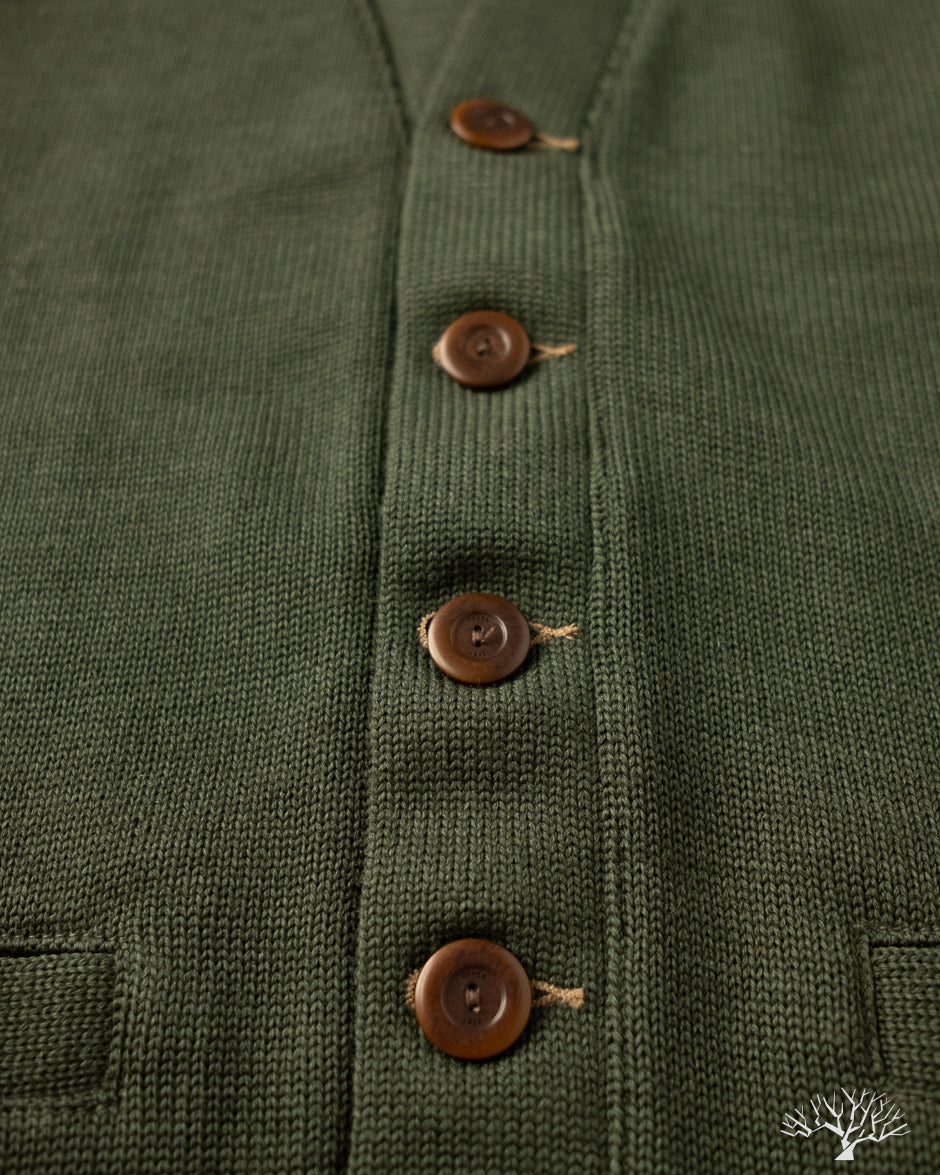 Dehen 1920 Classic Cardigan - Spruce (Modified)