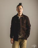 Dehen 1920 Crissman Overshirt - Brown Melton Wool