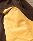Dehen 1920 Crissman Overshirt - Brown Melton Wool