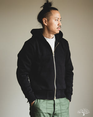 Dehen 1920 - Full-Throttle Moto-Hoodie - Black – Withered Fig