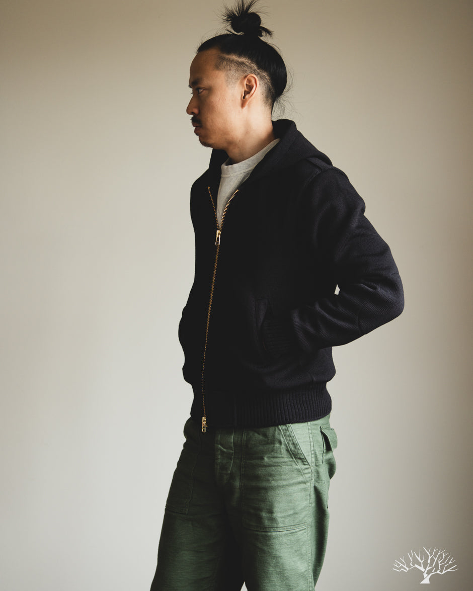 Dehen 1920 Full-Throttle Moto-Hoodie - Black