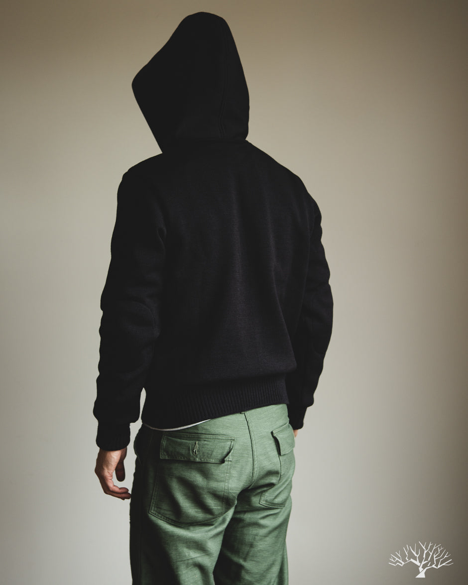 Dehen 1920 Full-Throttle Moto-Hoodie - Black