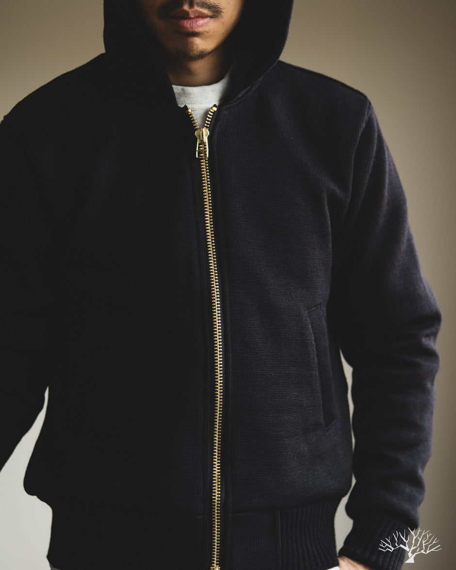 Dehen 1920 Full-Throttle Moto-Hoodie - Black