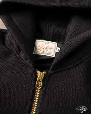 Dehen 1920 - Full-Throttle Moto-Hoodie - Black – Withered Fig