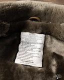 Dehen 1920 N-1 Deck Jacket - Hardtack Waxed Canvas Grey Mouton