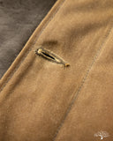 Dehen 1920 N-1 Deck Jacket - Hardtack Waxed Canvas Grey Mouton