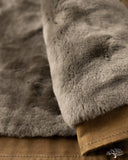 Dehen 1920 N-1 Deck Jacket - Hardtack Waxed Canvas Grey Mouton