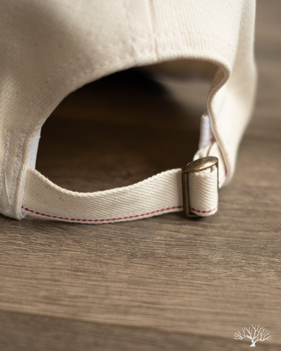 Dehen 1920 Baseball Hat - Natural Denim / Indigo Sashiko