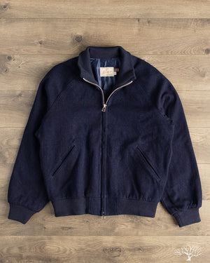 聡*史様 12AW junhashimoto Zip Flight Jacket Dehen 1920 - Pilot Jacket - Indigo Sashiko – Withered Fig
