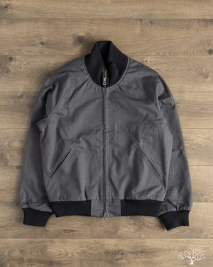 Dehen 1920 Pilot Jacket - Slate Dry Wax Cotton
