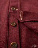 Dehen 1920 Shawl Sweater Coat 2.0 - Burgundy (Modified)