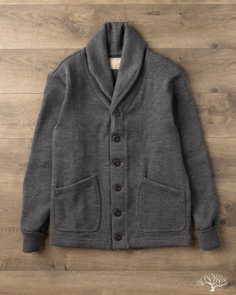 Dehen 1920 - Shawl Sweater Coat 2.0 - Charcoal (Modified