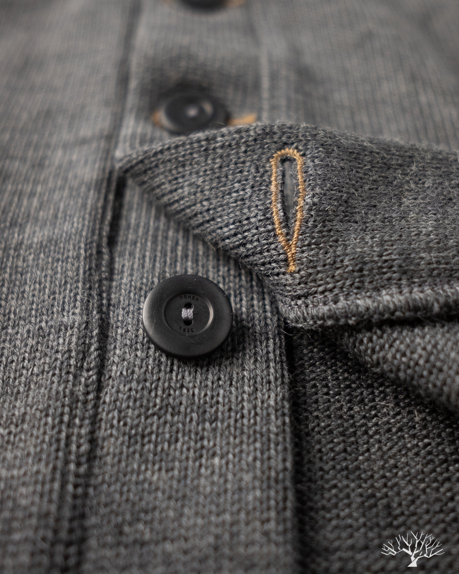 Dehen 1920 Shawl Sweater Coat 2.0 - Charcoal (Modified)