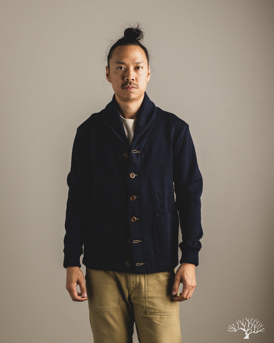 Dehen 1920 Shawl Sweater Coat 2.0 - Dark Navy (Modified)