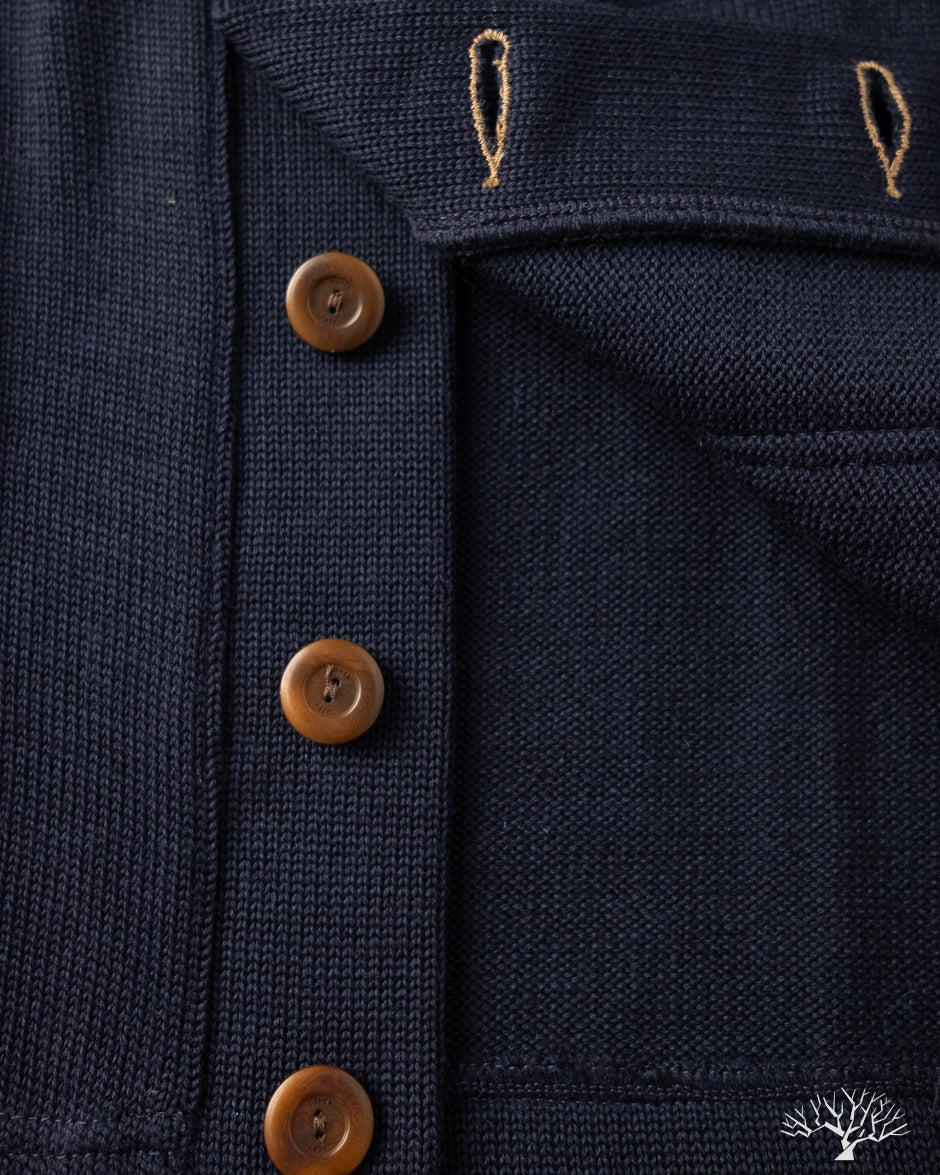 Dehen 1920 Shawl Sweater Coat 2.0 - Dark Navy (Modified)