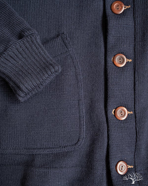 Dehen 1920 Shawl Sweater Coat 2.0 - Dark Navy (Modified)