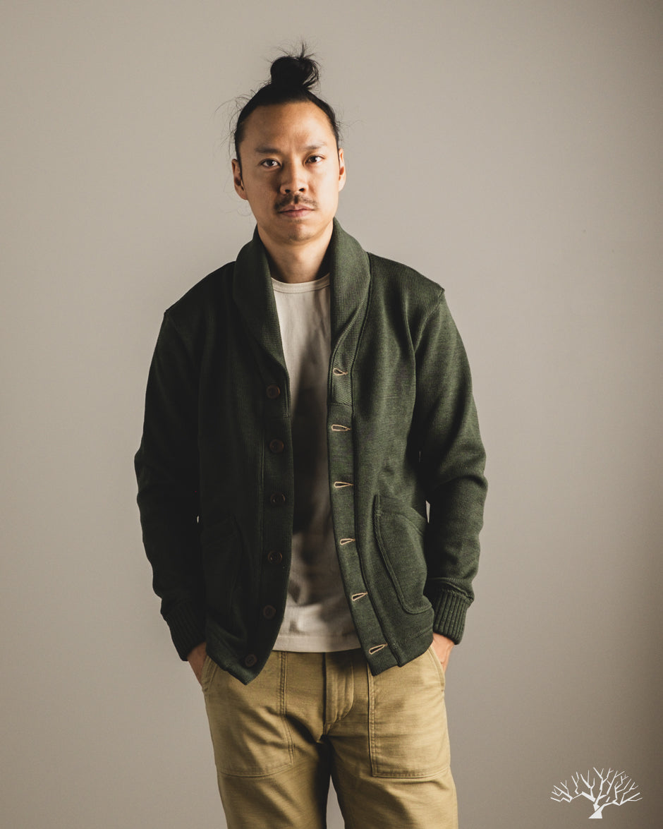 Dehen 1920 Shawl Sweater Coat 2.0 - Spruce (Modified)