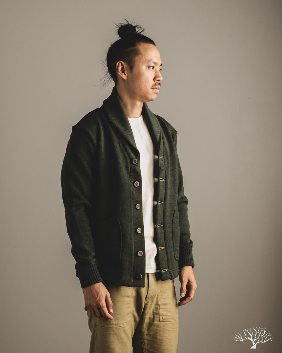 Dehen 1920 Shawl Sweater Coat 2.0 - Spruce (Modified)