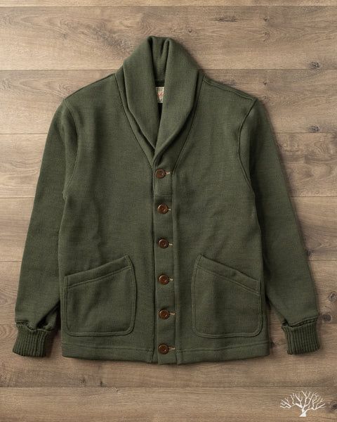 Dehen 1920 - Shawl Sweater Coat 2.0 - Spruce (Modified) – Withered Fig