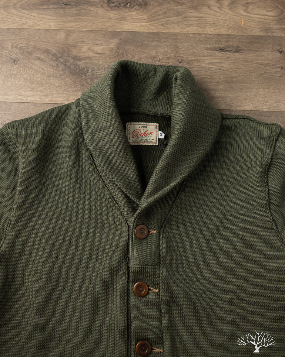 Dehen 1920 Shawl Sweater Coat 2.0 - Spruce (Modified)