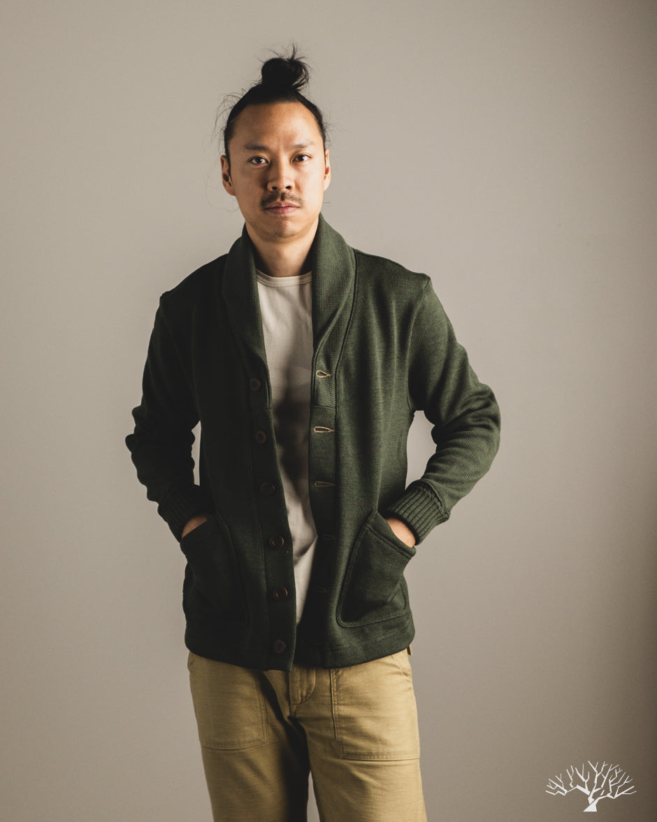 Dehen 1920 Shawl Sweater Coat 2.0 - Spruce (Modified)