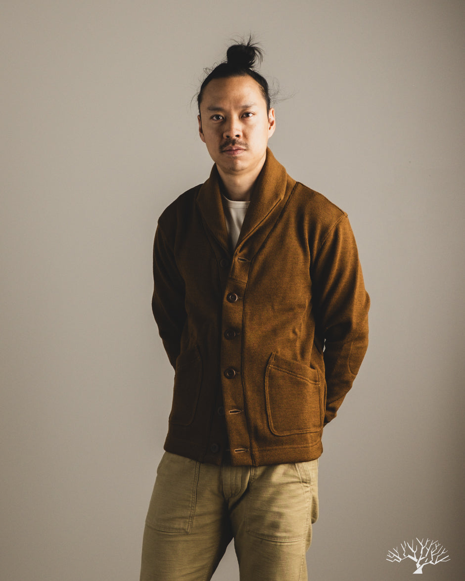 Dehen 1920 Shawl Sweater Coat 2.0 - Whiskey (Modified)