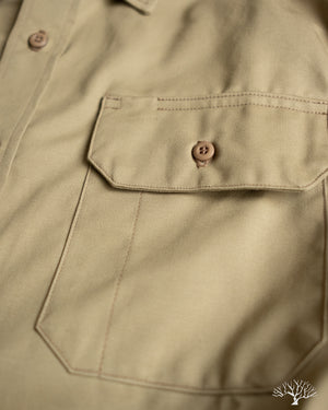Dehen 1920 Short-Sleeve Drover Shirt - Alvord Khaki