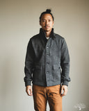 Dehen 1920 Submariner Sweater Coat - Charcoal
