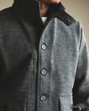 Dehen 1920 Submariner Sweater Coat - Charcoal