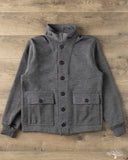 Dehen 1920 Submariner Sweater Coat - Charcoal