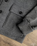 Dehen 1920 Submariner Sweater Coat - Charcoal