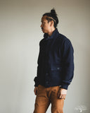 Dehen 1920 Submariner Sweater Coat - Dark Navy