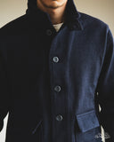 Dehen 1920 Submariner Sweater Coat - Dark Navy