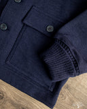 Dehen 1920 Submariner Sweater Coat - Dark Navy