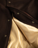 Dehen 1920 Varsity Jacket - Brown Melton / Antique Brandy Leather (2025)