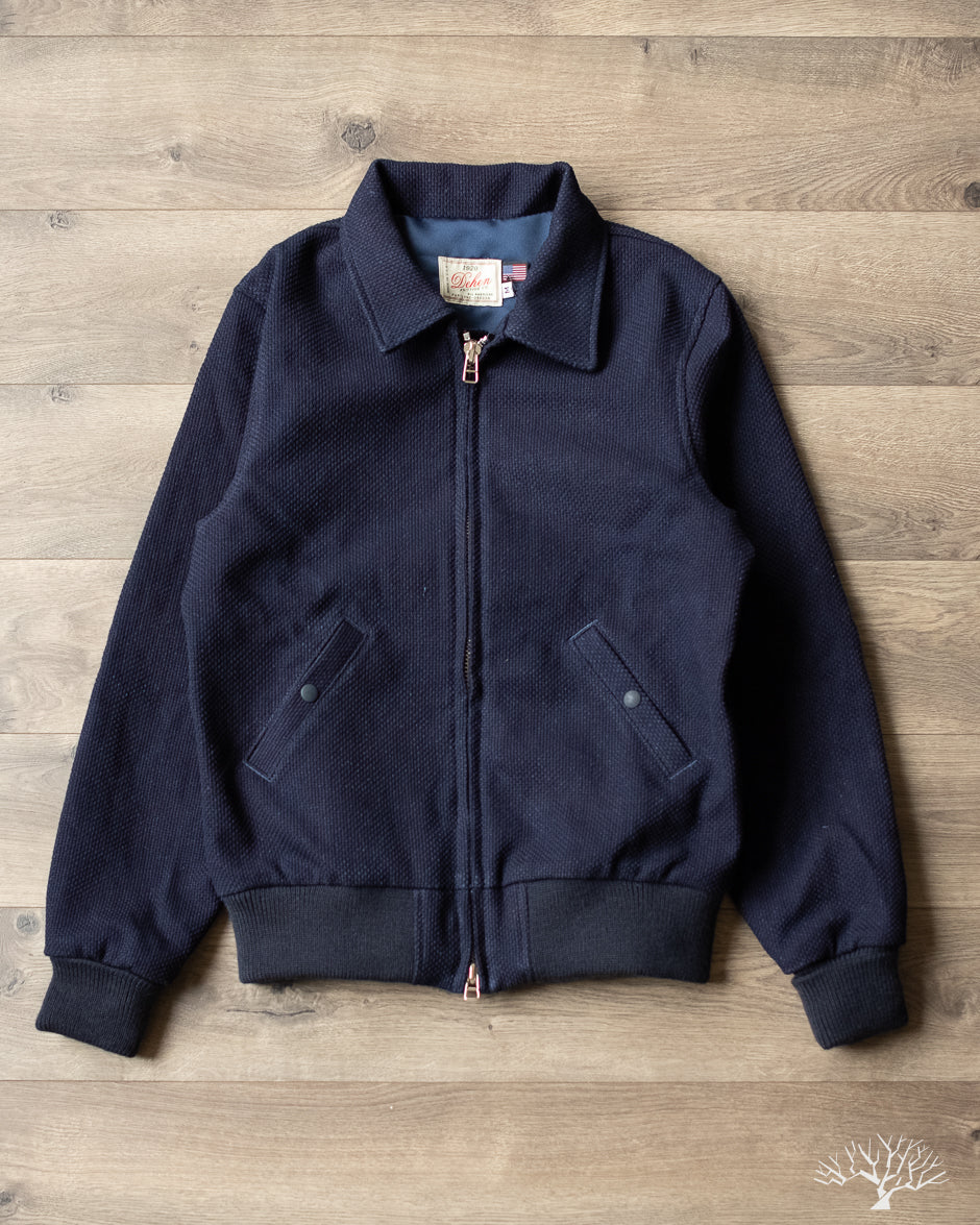 Dehen 1920 - Weekender Jacket - Indigo Sashiko – Withered Fig