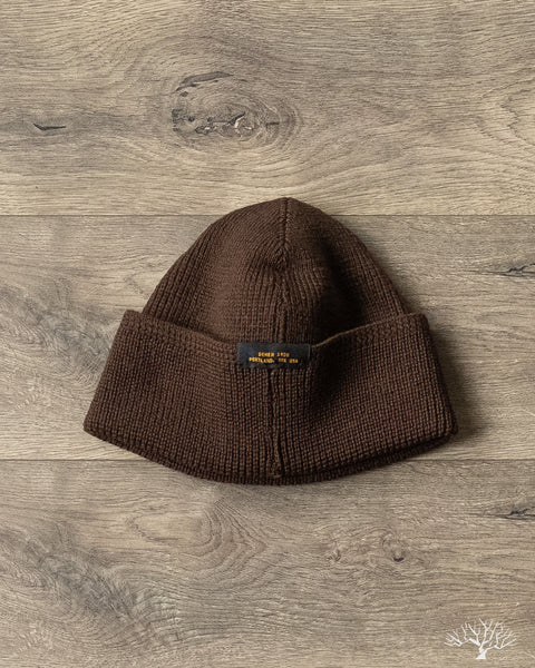 Dehen 1920 - Wool Knit Watch Cap - Brown – Withered Fig display picture 1