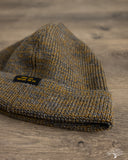 Dehen 1920 Wool Knit Watch Cap - Charcoal/Goldmine Mix