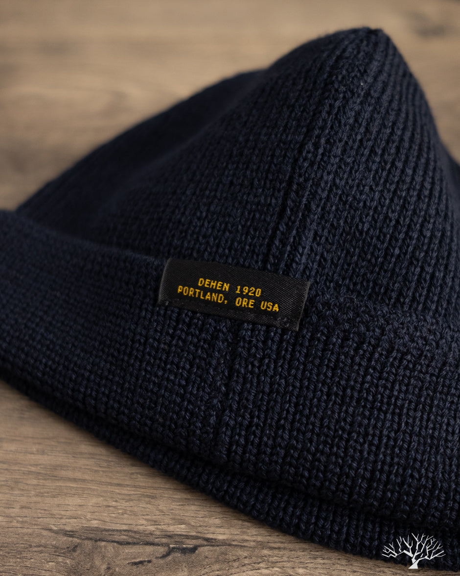 Dehen 1920 Wool Knit Watch Cap - Dark Navy