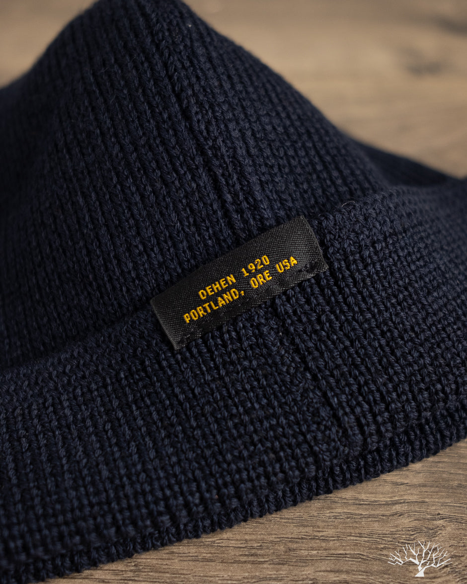 Dehen 1920 Wool Knit Watch Cap - Dark Navy