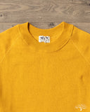 Denime 261 Four Needle Raglan Crew Neck Sweatshirt - Yellow